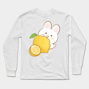 Squeeze the day Lemon Bunny Long Sleeve T-Shirt